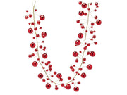 Ghirlanda 180cm mix di palline Rosso EDG