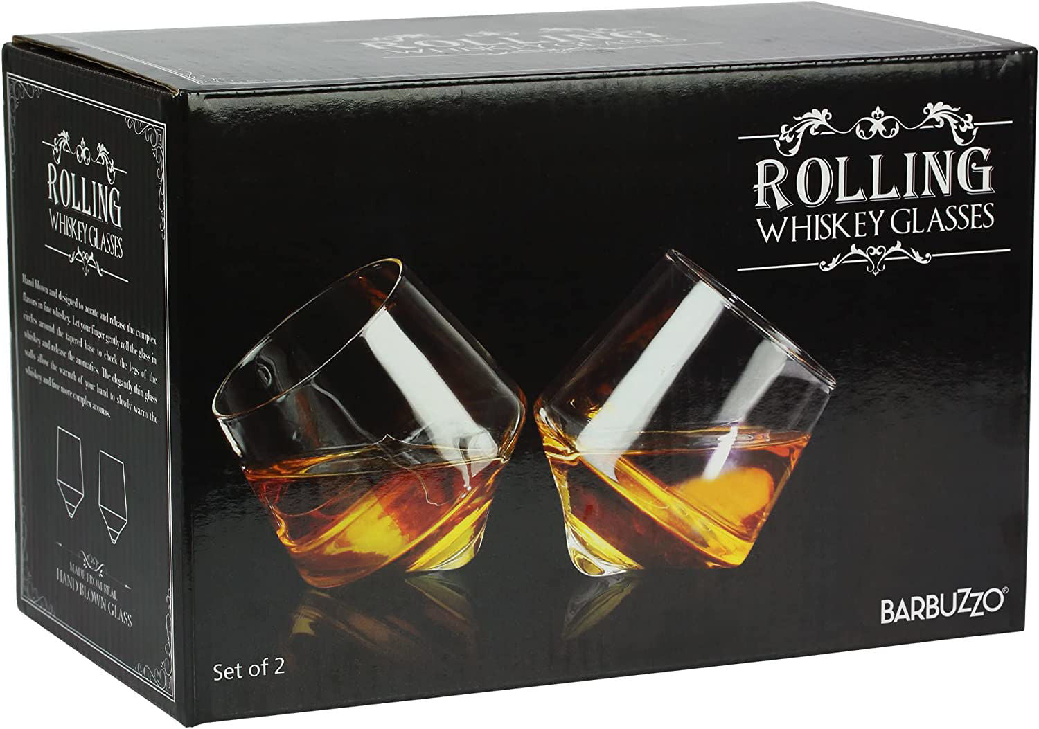 2 BICCHIERI ROLLING WHISKEY