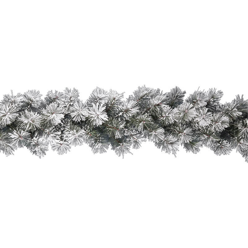 GHIRLANDA INNEVATA, 2,70MTXØ35CM, 100 RAMETTI