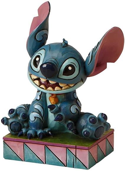 Disney Traditions Stitch Statuina 10 Cm Blu Enesco