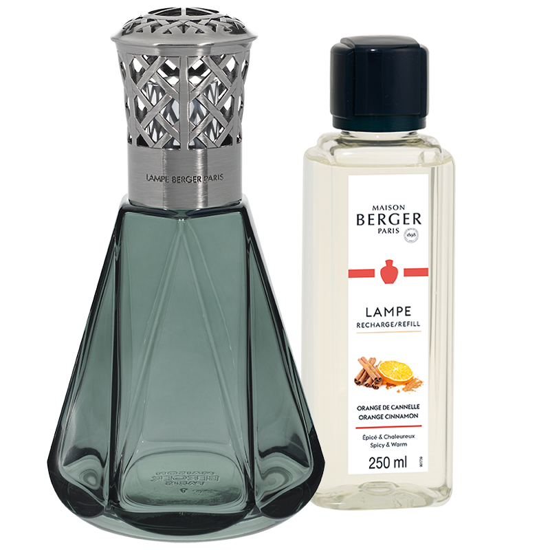 LAMPADA CATALITICA PYRAMIDE VERT ANTIQUE + FRAGRANZA 250ML LAMPE BERGER