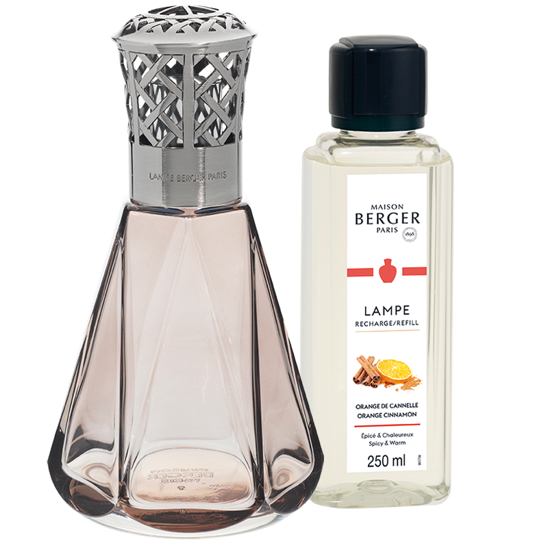 LAMPADA CATALITICA PYRAMIDE ROSE ANTIQUE + FRAGRANZA 250ML LAMPE BERGER