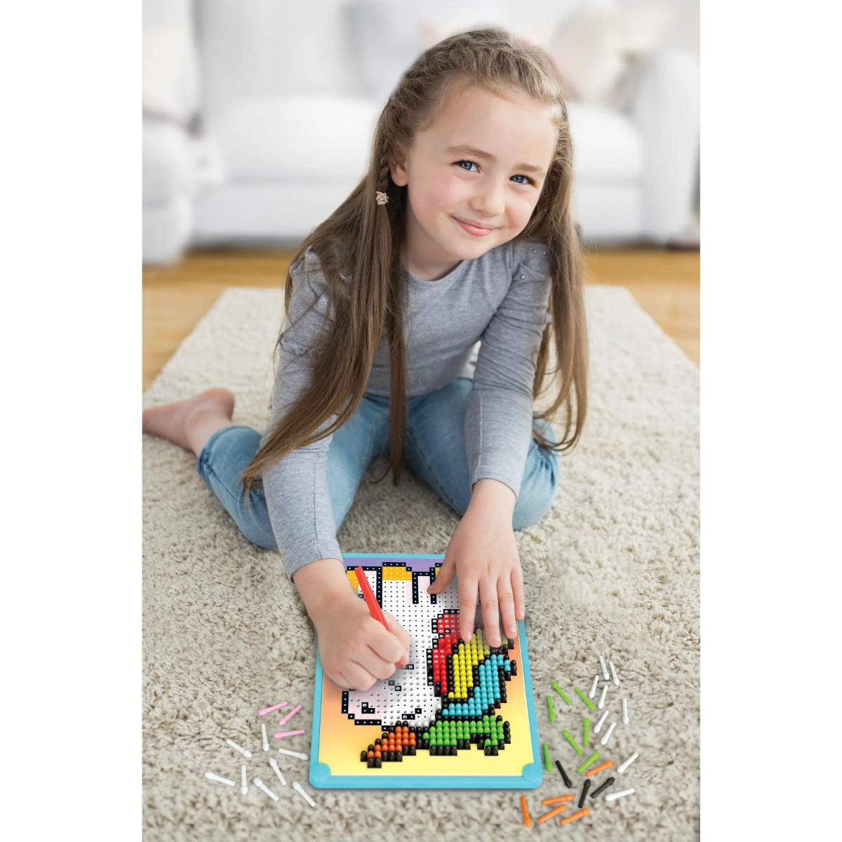 CHIODINI PIXEL ART BASIC UNICORNO PER BAMBINI 4+