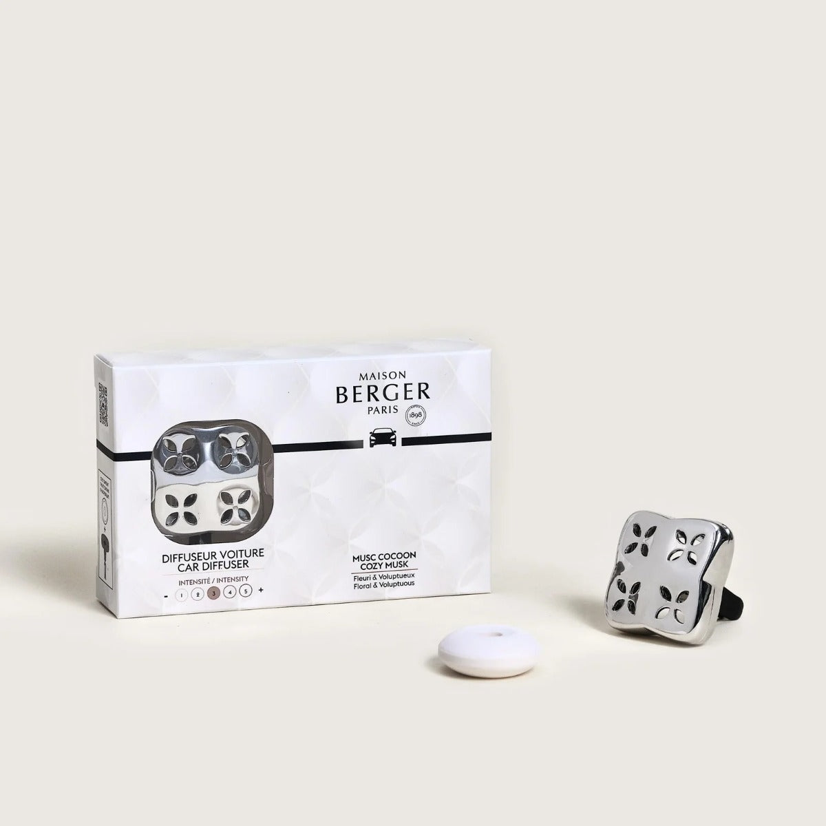 Maison Berger - Diffusore per Auto COSY+ ricarica Musc Cocoon