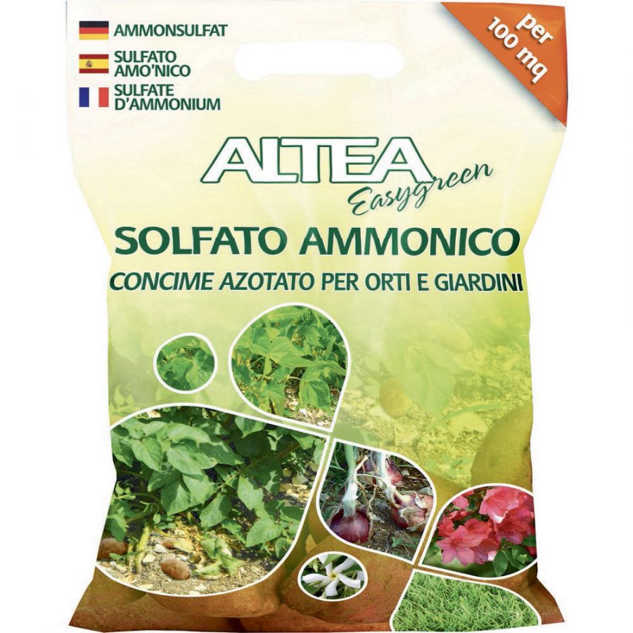 SOLFATO AMMONICO 5KG - CONCIME AZOTATO PER ORTI E GIARDINI