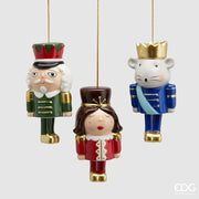 DECORAZIONE APPENDIBILE SOLDATINO LUI LEI O TOPO ASSORTITO H14CM