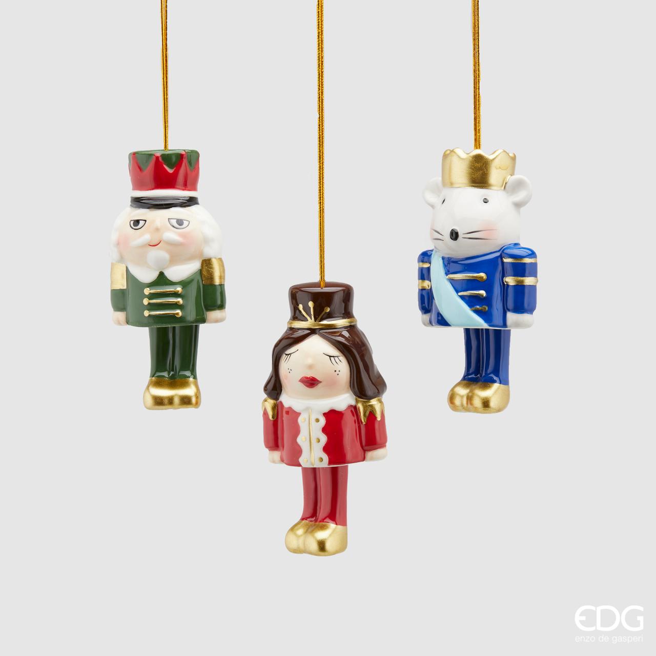 DECORAZIONE APPENDIBILE ASSORTITA TRA SOLDATINO SOLDATESSA O TOPINO 10CM