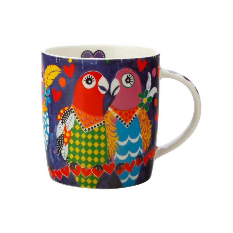 TAZZA LOVE HEARTS 370ML LOVE BIRDS