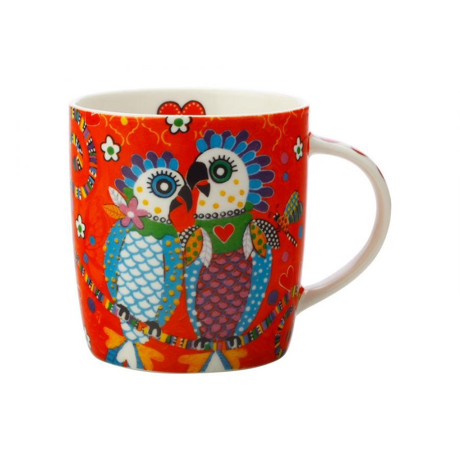 TAZZA LOVE HEARTS 370ML FAN CLUB