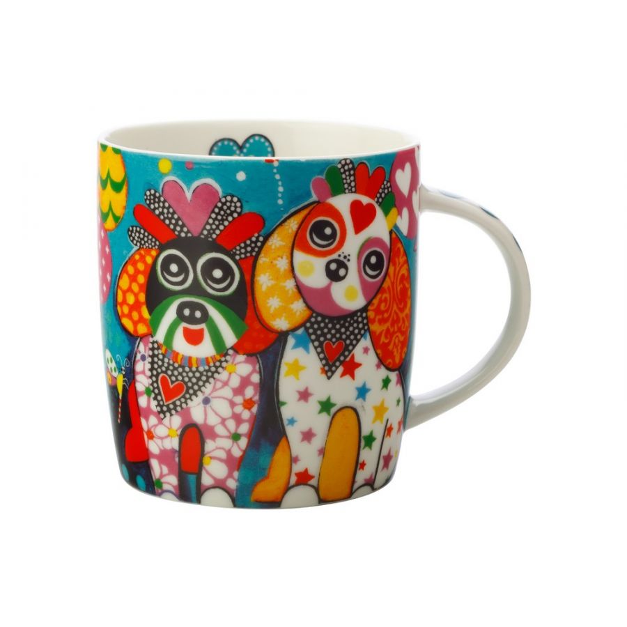 TAZZA LOVE HEARTS 370ML OODLES OF LOVE