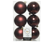 6 PALLINE D.8CM SEQUOIA