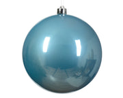 PALLINA DI NATALE D.20 CM COLORE AZZURRO