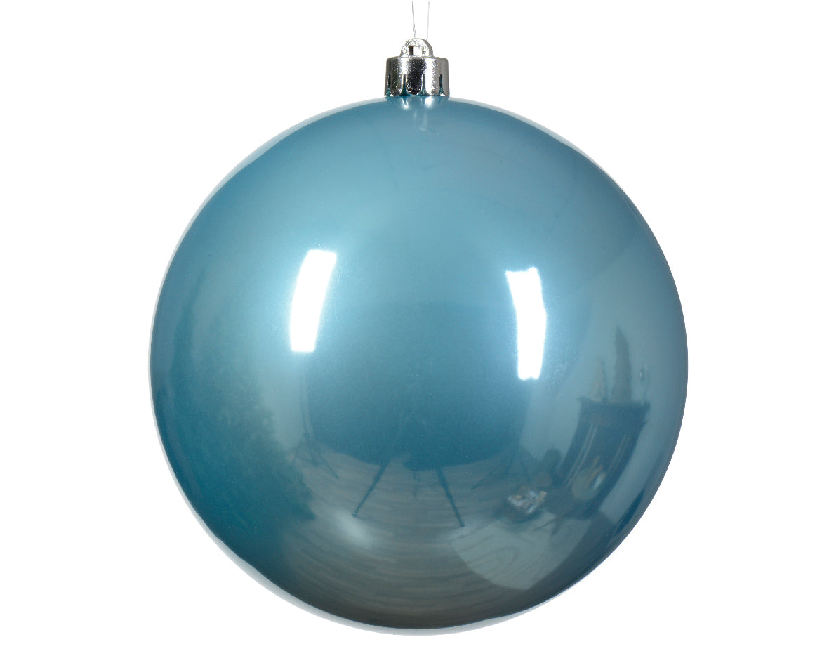 PALLINA DI NATALE D.20 CM COLORE AZZURRO