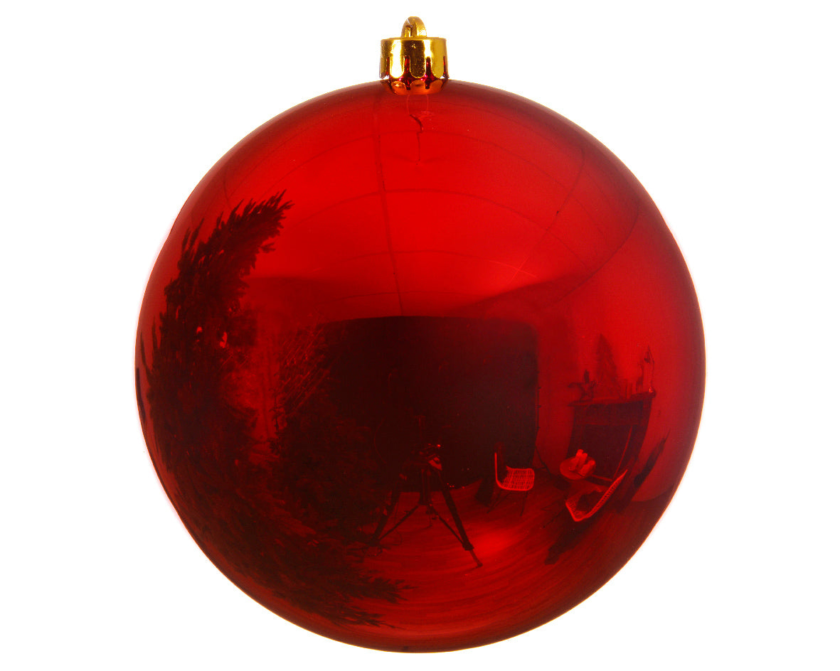 1 PALLINA 25CM ROSSO LUCIDO