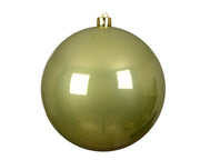 pallina di natale infrangibile smaltata D 14 cm verde pistacchio Peraga Christmas