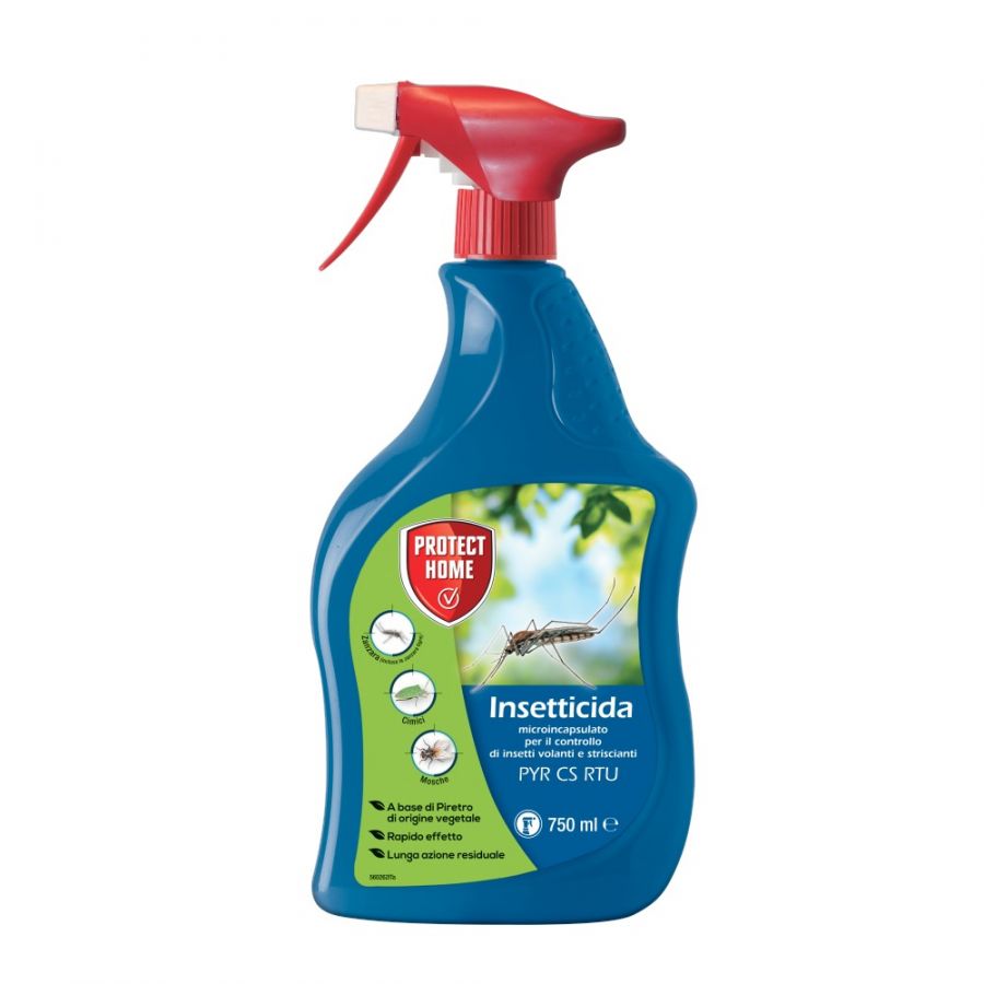 INSETTICIDA ANTIZANZARA PRONTO ALL'USO 750 ML