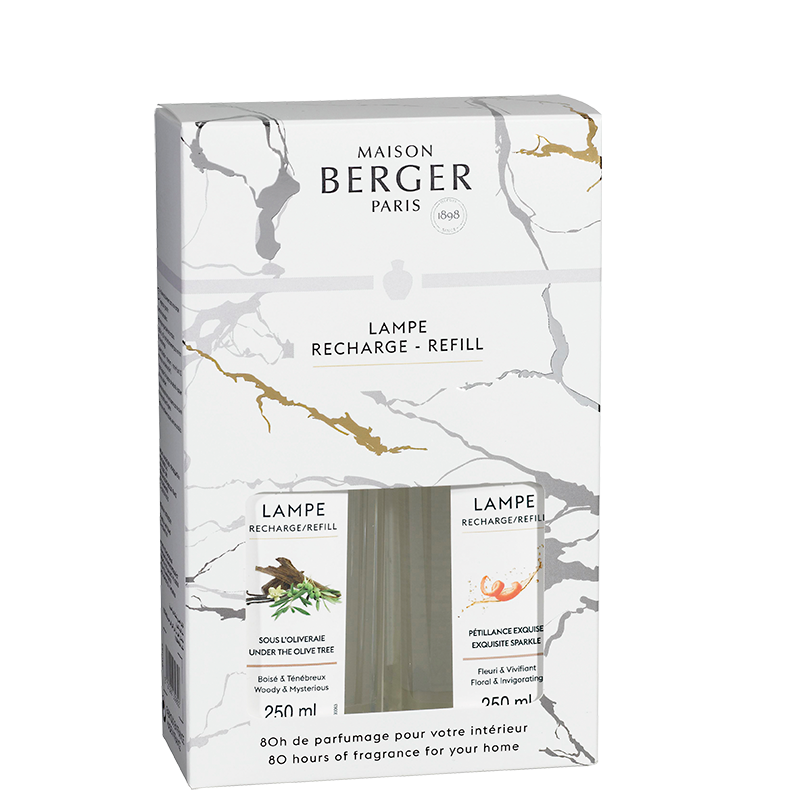 CONFEZIONE 2 RICARICHE 250ML LAMPE BERGER DUOPACK ALPHA