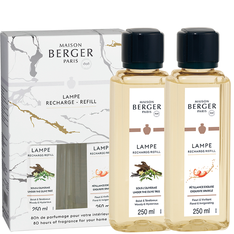 CONFEZIONE 2 RICARICHE 250ML LAMPE BERGER DUOPACK ALPHA
