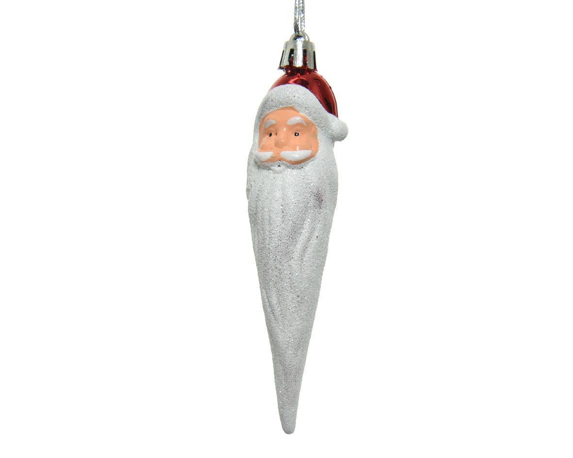 OFFERTA 6 BABBO NATALE DA APPENDERE 3X13CM BIANCO/ROSSO