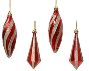 DECORAZIONE NATALIZIA DA APPENDERE, Ø4XH13.5 CM, MODELLO ASSORTITO