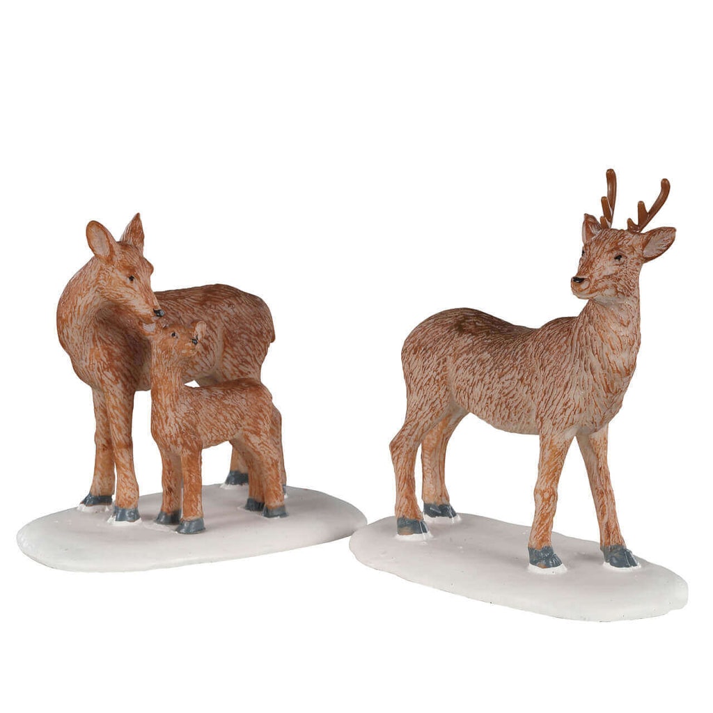 FAMIGLIA RENNE - DEER FAMILY SET DI 2