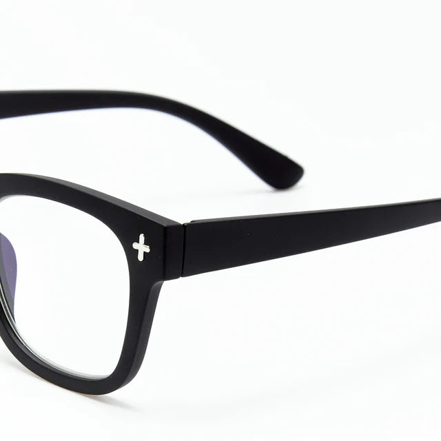 Lunettes de lecture OKKIA +2,50 anti-lumière bleue, noir/gris