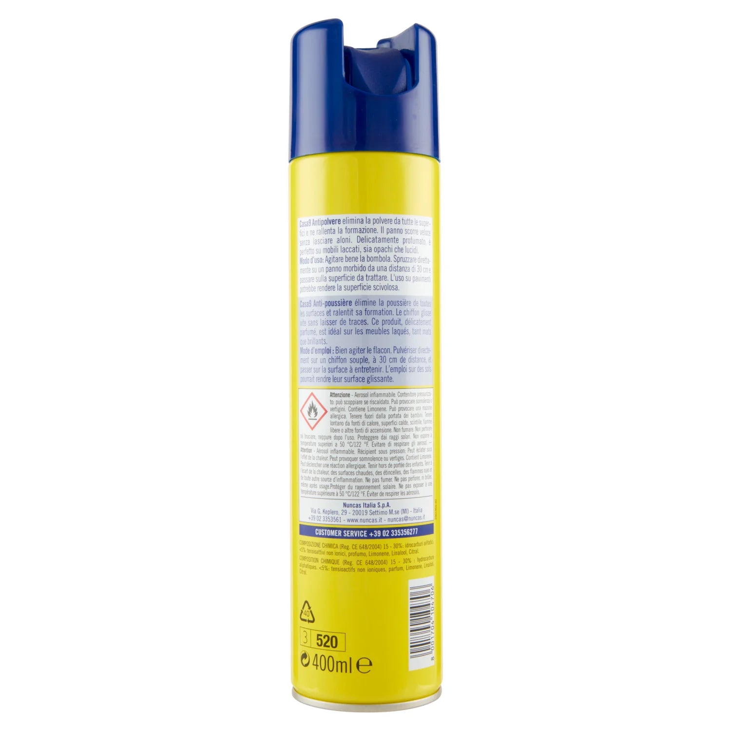 NUNCAS Anti-Staub-Spray 400 ml