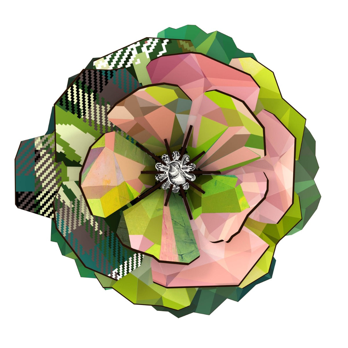 FIORE ARTIFICIALE DECORATIVO MONTABILE LA VIE EN ROSE MIHO