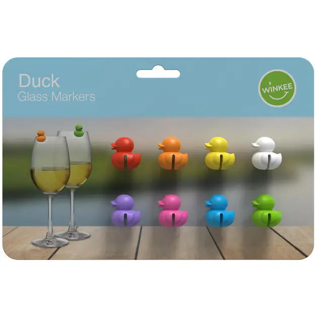 Segnabicchieri Paperelle in Silicone Set 8 Pezzi MAGS