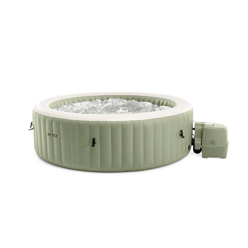 Spa Intex à bulles et massage 8 places beige