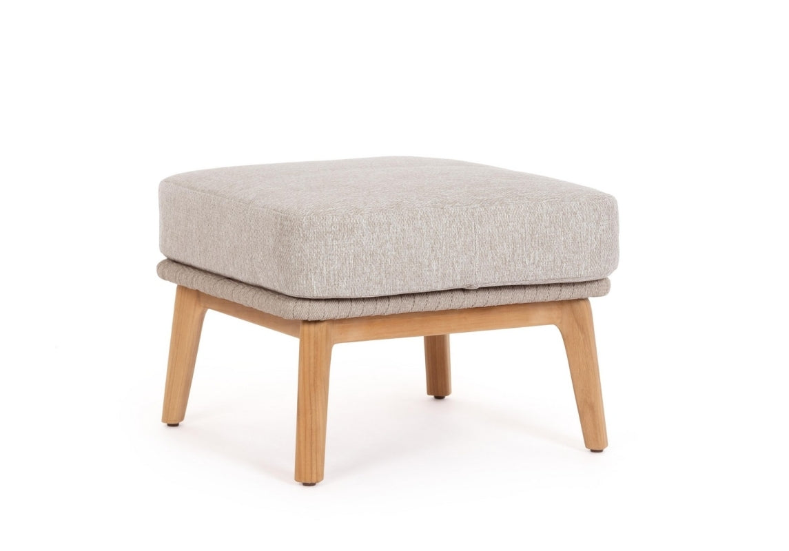 SGABELLO POGGIAPIEDI OTTOMAN C-C TAMIRES BEIGE