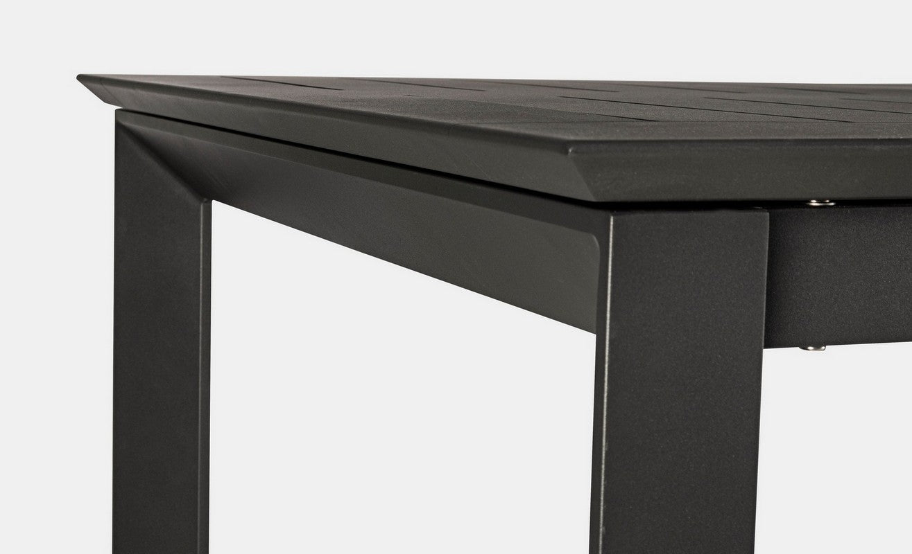 OFFERTA TAVOLO KONNOR ALLUNGABILE 160/240X100CM ANTRACITE +4 POLTRONE DELIA