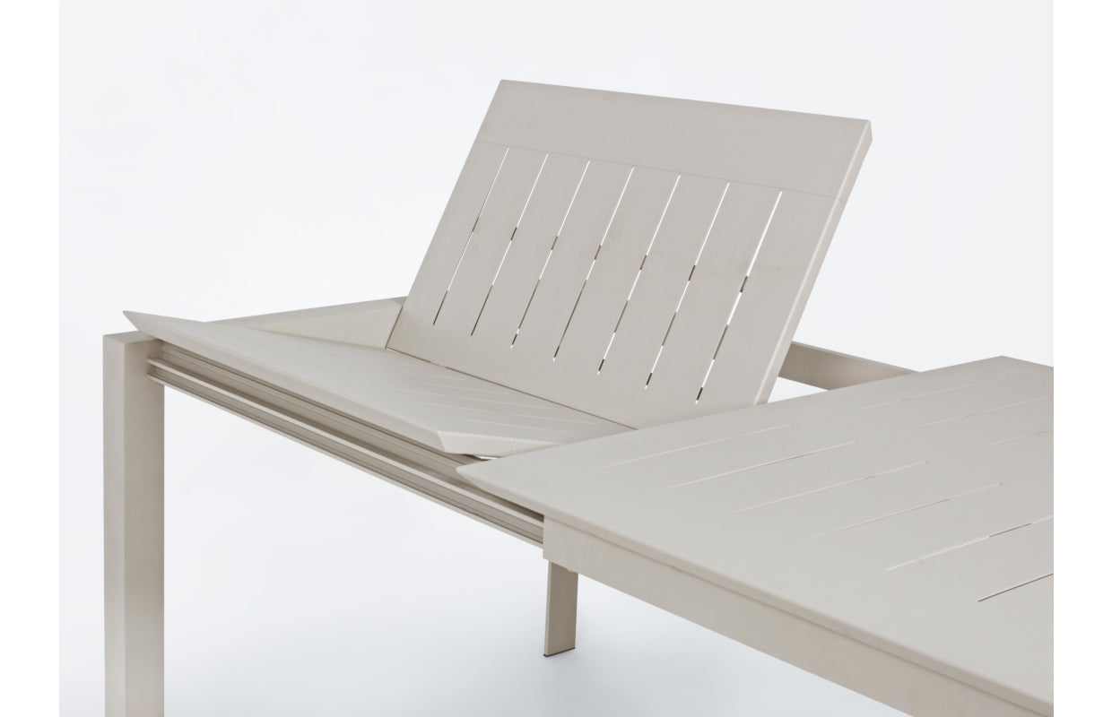 OFFERTA TAVOLO KONNOR ALLUNGABILE 200/300X110CM TORTORA +6 POLTRONE TORTORA