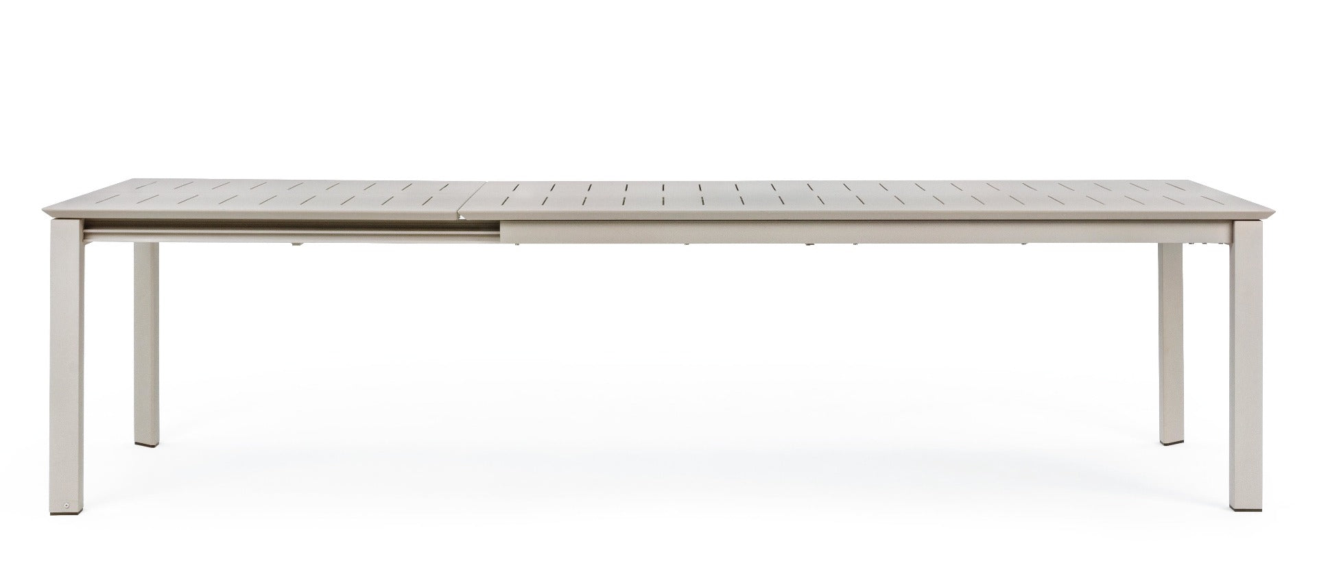 OFFERTA TAVOLO KONNOR ALLUNGABILE 200/300X110CM TORTORA +6 POLTRONE TORTORA