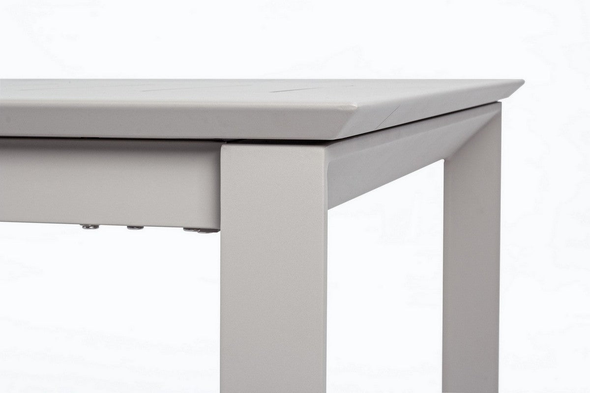 OFFERTA TAVOLO KONNOR ALLUNGABILE 200/300X110CM TORTORA RASTIN + 6 POLTRONE KONNOR