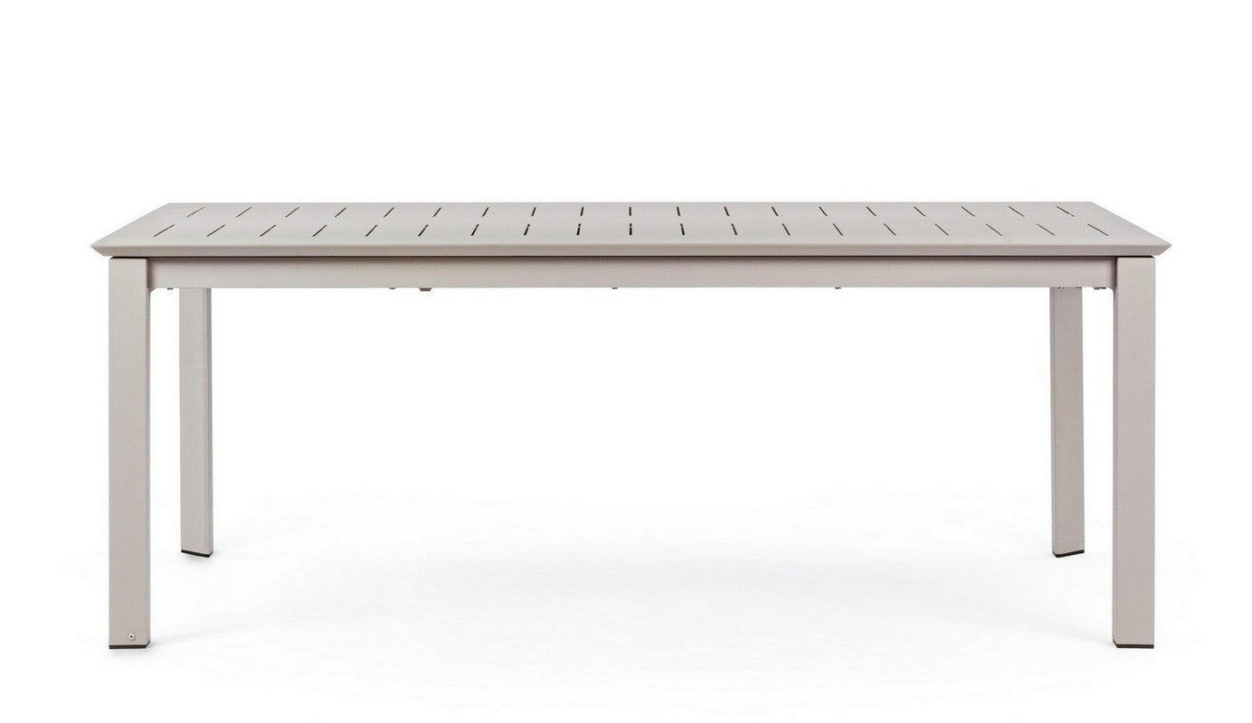 OFFERTA TAVOLO KONNOR ALLUNGABILE 200/300X110CM TORTORA RASTIN + 6 POLTRONE KONNOR