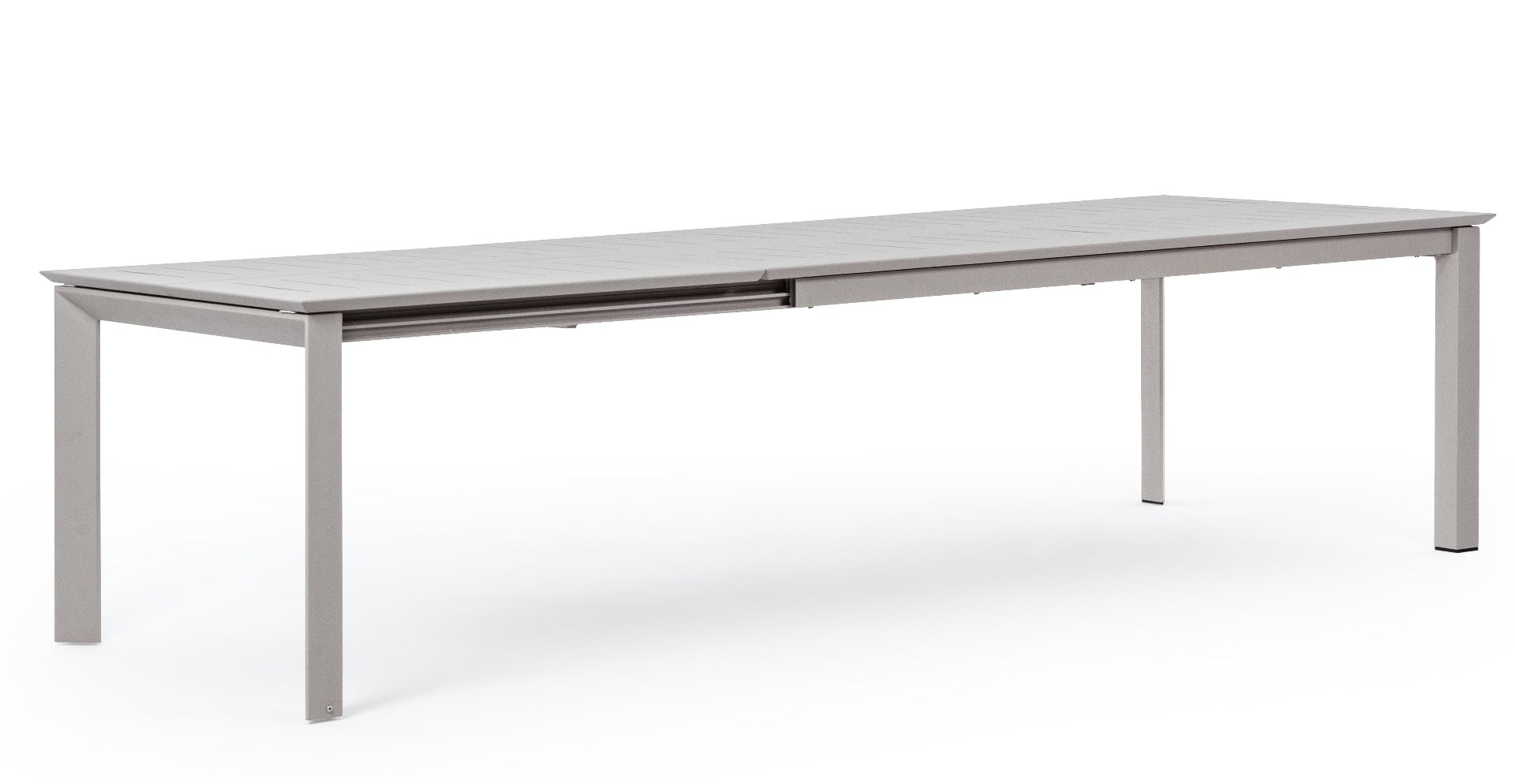 OFFERTA TAVOLO KONNOR ALLUNGABILE 200/300X110CM TORTORA +6 POLTRONE TORTORA