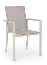 Sedia Impilabile Konnor 56.2x60x88 cm Tortora Bizzotto