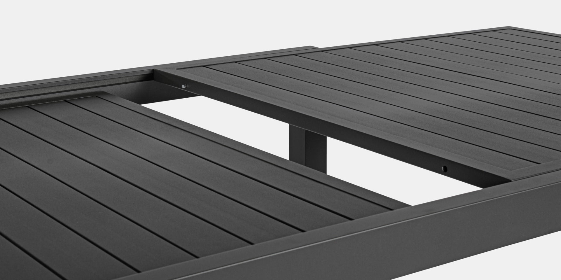 TAVOLO ALLUNGABILE HILDE 200-300X100 CM ANTRACITE