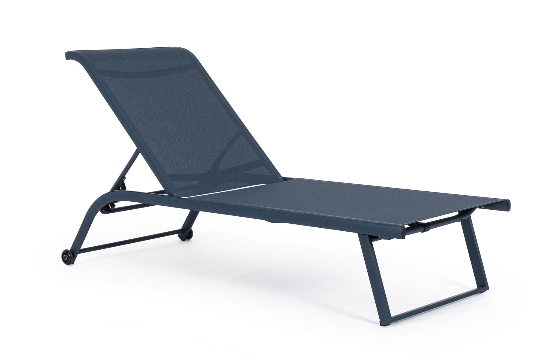 LETTINO PRENDISOLE RECLINABILE CON RUOTE TAYLOR BLU NAVY