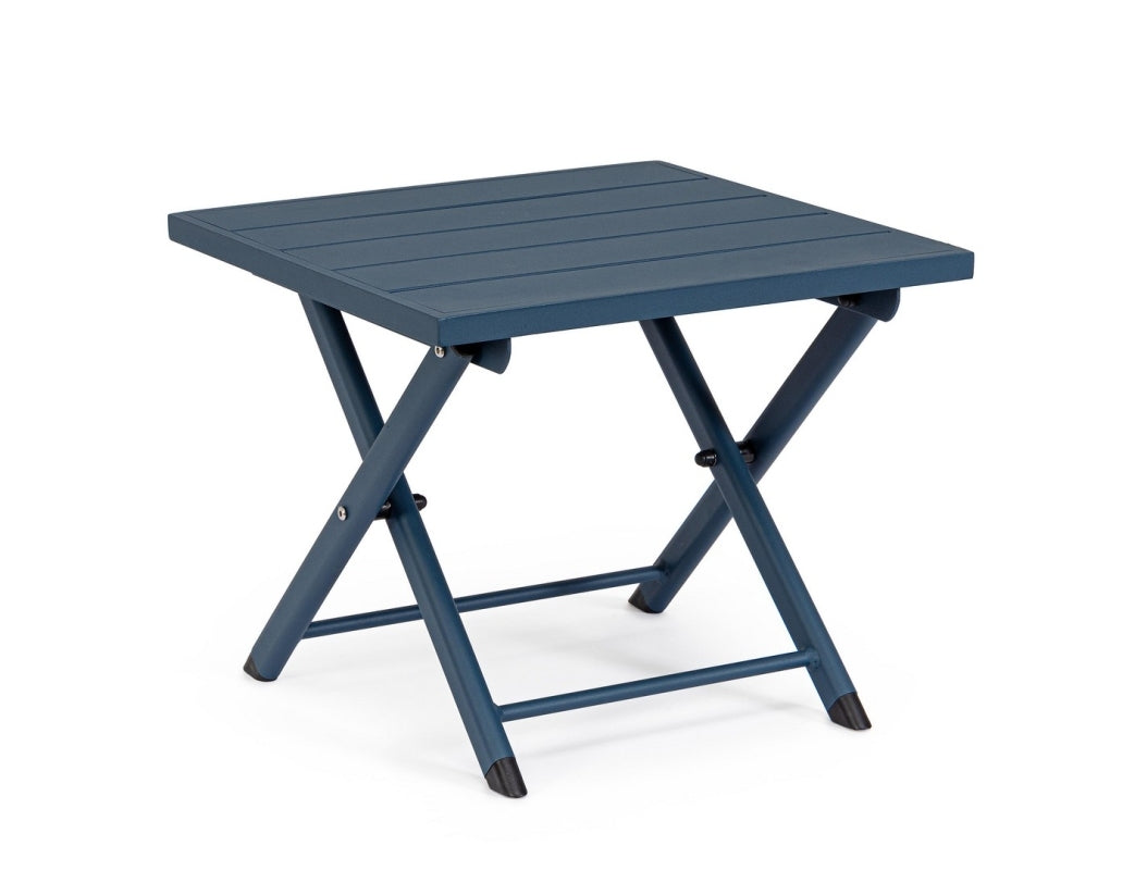 TAVOLINO TAYLOR IN ALLUMINIO 44X43 BLU NAVY
