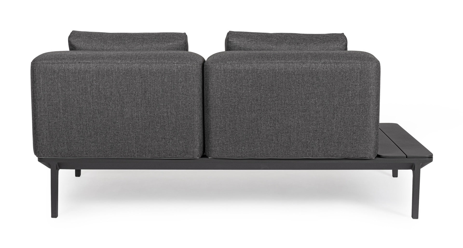 2 DIVANI 2 POSTI LOUNGE MATRIX ANTRACITE + 2 TAVOLINI MATRIX 99X99CM