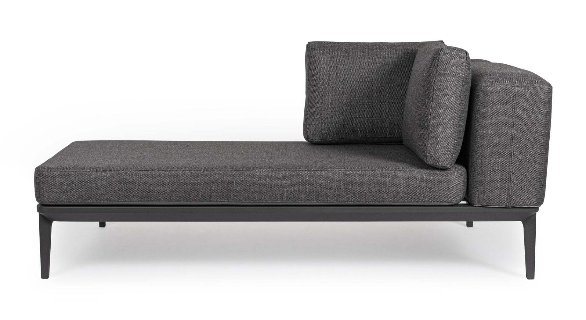 2 DIVANI 2 POSTI LOUNGE MATRIX ANTRACITE + 2 TAVOLINI MATRIX 99X99CM