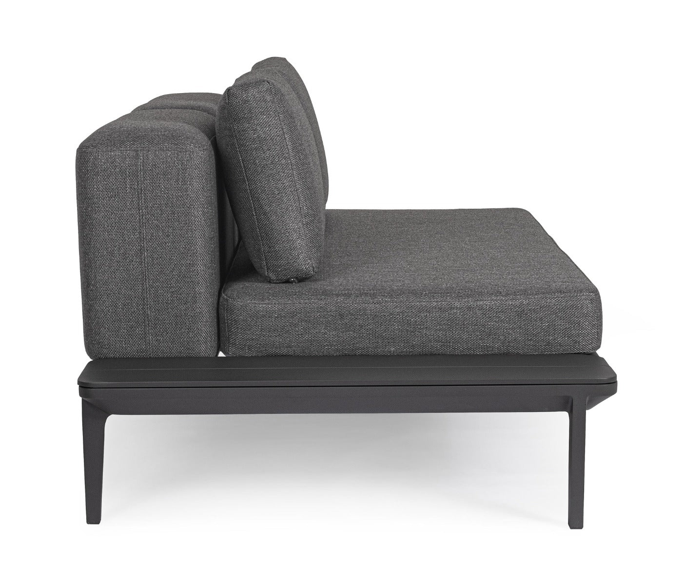 2 DIVANI 2 POSTI LOUNGE MATRIX ANTRACITE + 2 TAVOLINI MATRIX 99X99CM