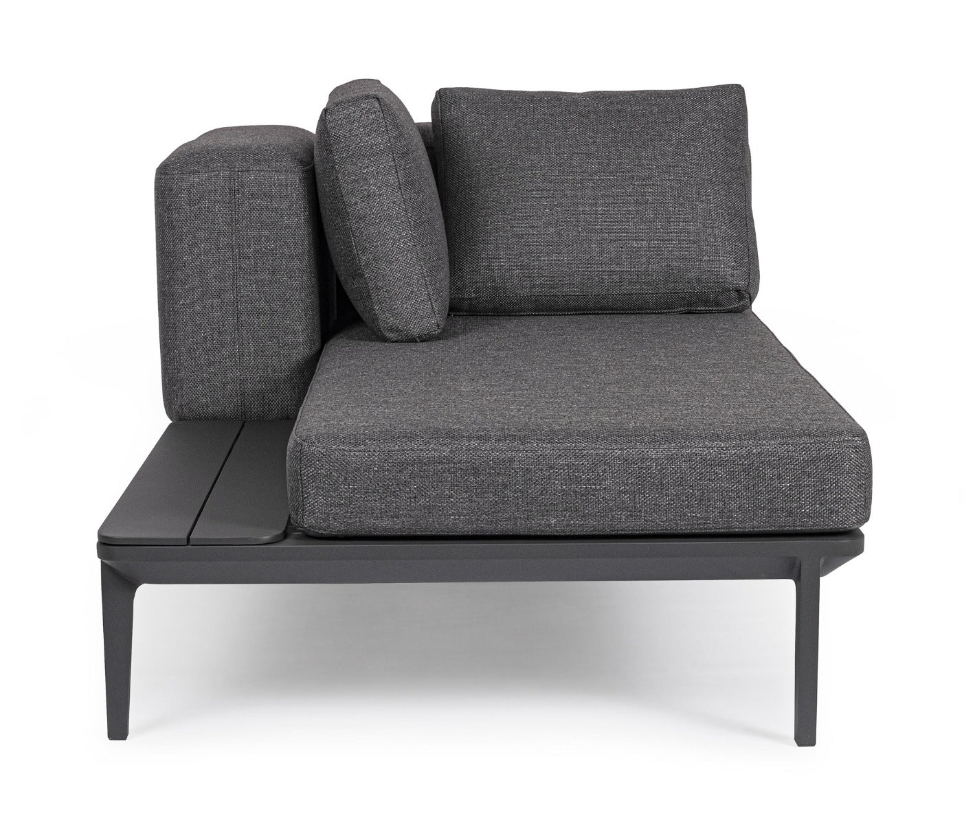 2 DIVANI 2 POSTI LOUNGE MATRIX ANTRACITE + 2 TAVOLINI MATRIX 99X99CM