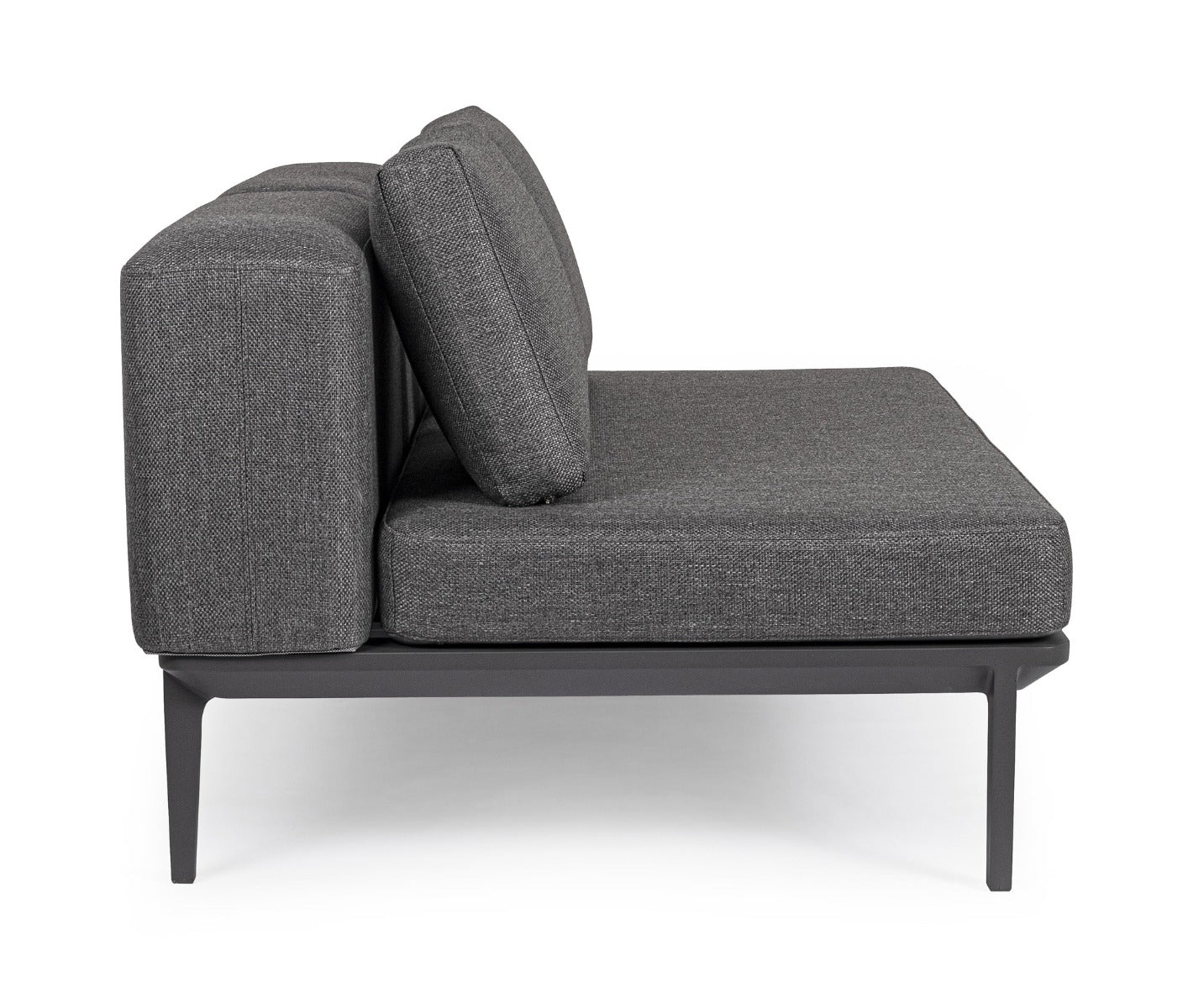 2 DIVANI 2 POSTI LOUNGE MATRIX ANTRACITE + 2 TAVOLINI MATRIX 99X99CM