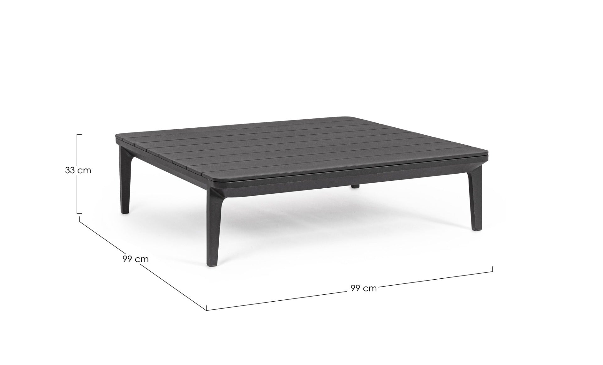 2 DIVANI 2 POSTI LOUNGE MATRIX ANTRACITE + 2 TAVOLINI MATRIX 99X99CM