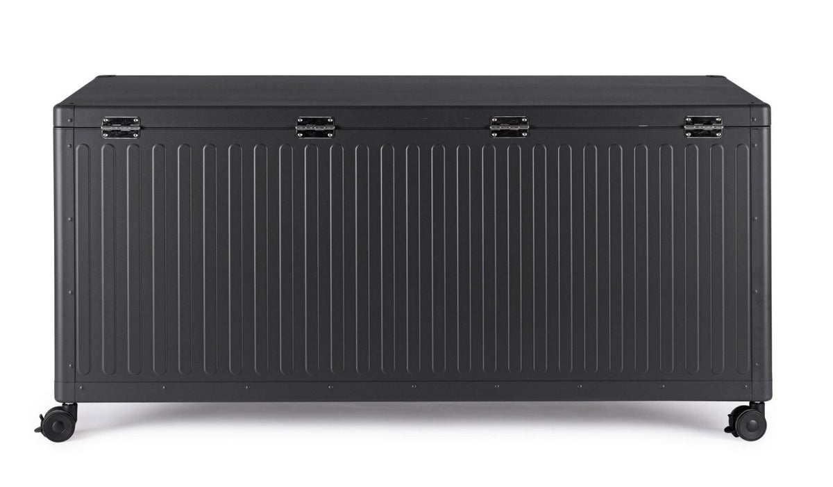 Baule da esterno con Ruote 164.8x72x70cm Antracite Bizzotto