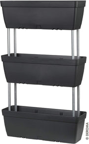 SET TRIO CASSETTE/BALCONIERE 50CM ANTRACITE ENJOY
