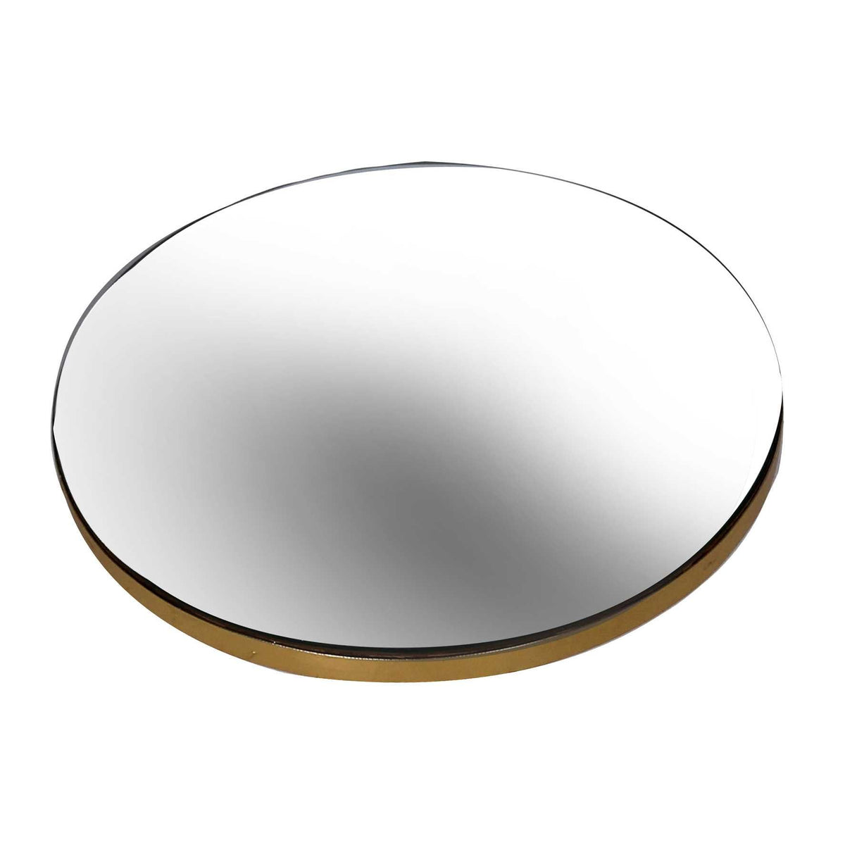 Centrotavola a Specchio Ø30,5x2h cm Oro
